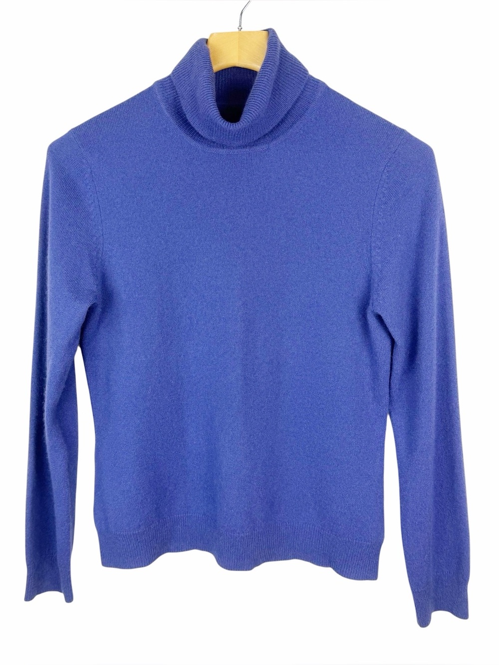 Pursuits ltd 100% Cashmere Purple Long Sleeve Turtleneck Sweater Size Medium